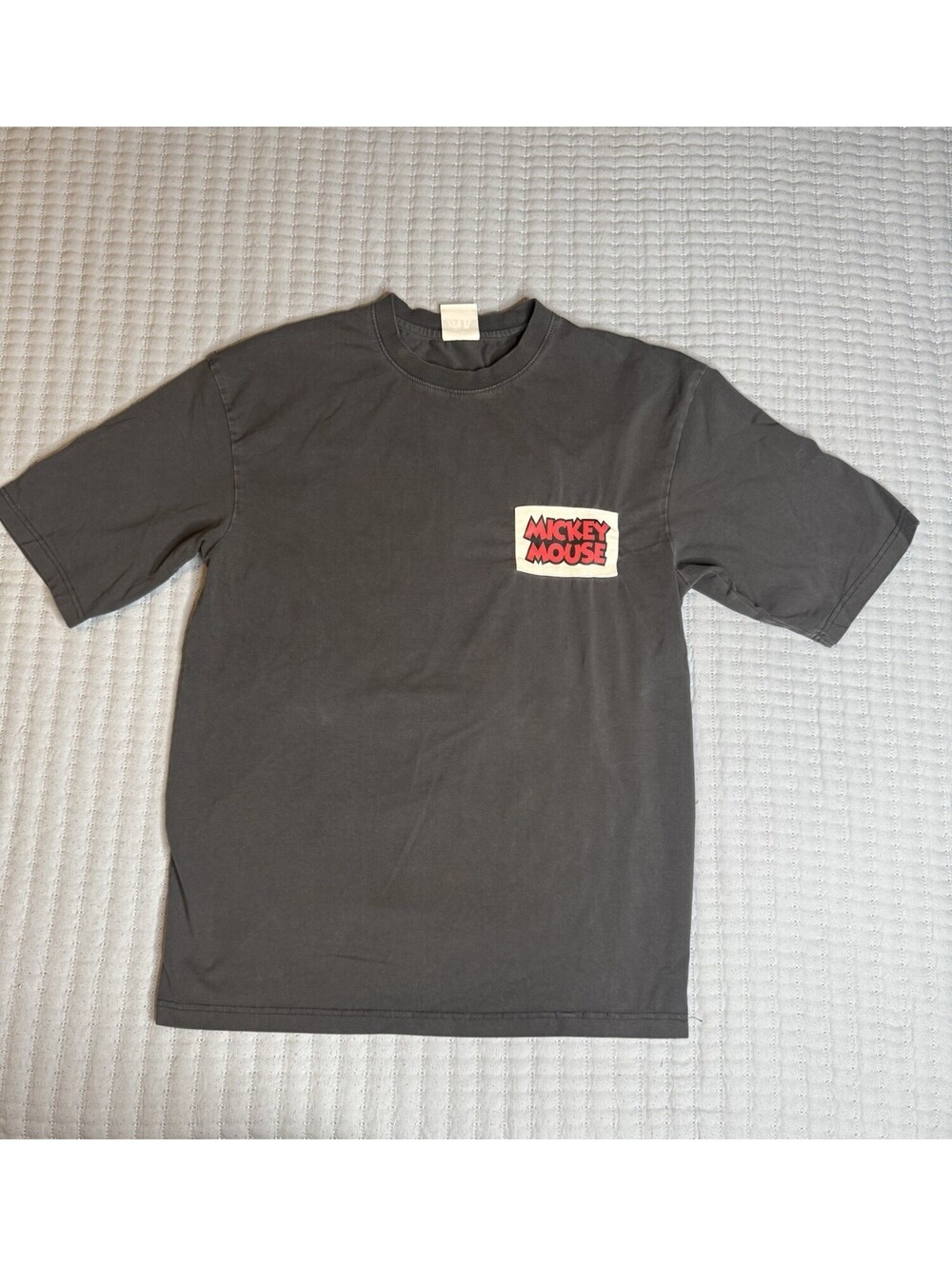 Zara X Disney Men's Black Classic Mickey Mouse Graphic T-Shirt Size Large